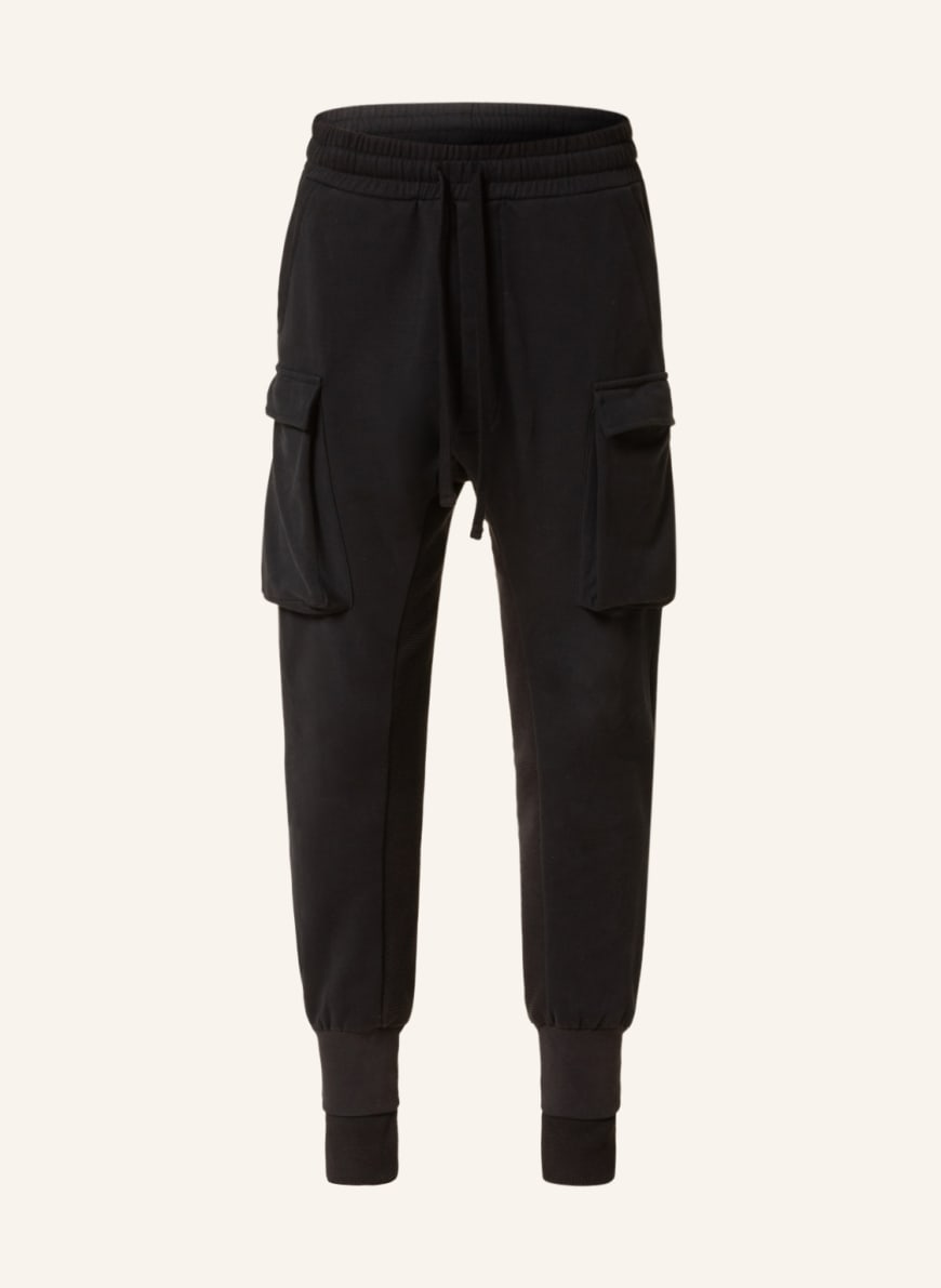 thom/krom Cargo sweatpants, Color: BLACK (Image 1)