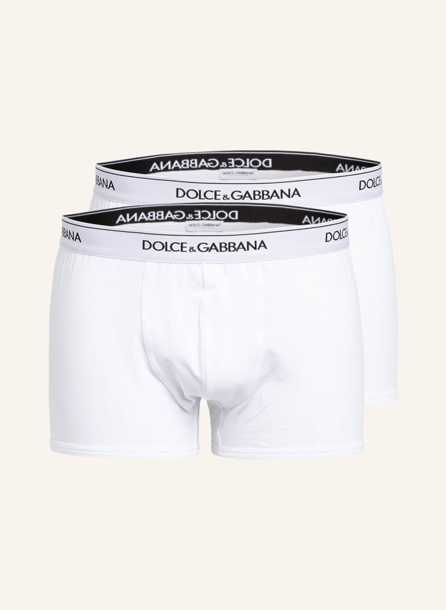 DOLCE & GABBANA 2-pack boxer shorts , Color: WHITE(Image 1)