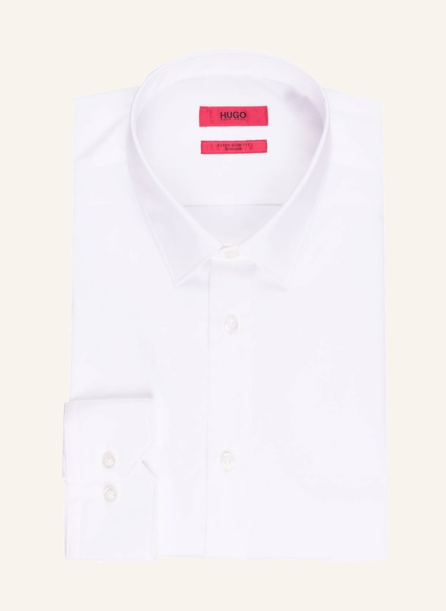 HUGO Shirt ELISHA extra slim fit, Color: WHITE (Image 1)