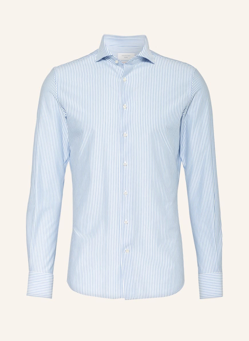 PROFUOMO Shirt slim fit in white/ light blue | Breuninger