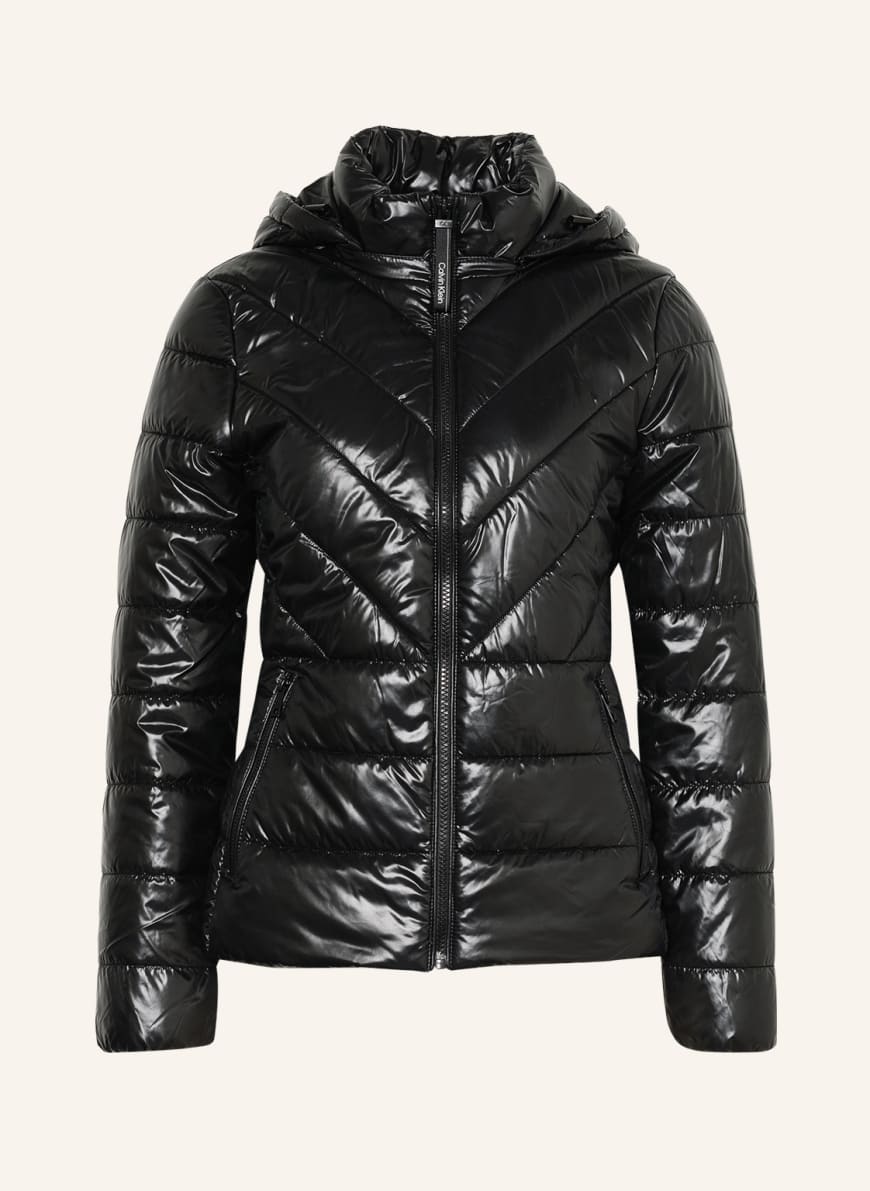 Calvin Klein Quilted Jacket, Color: BLACK (Image 1)