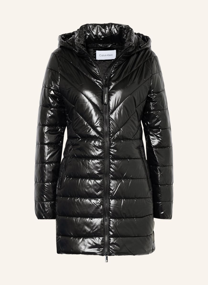 Calvin Klein Quilted coat, Color: BLACK(Image 1)
