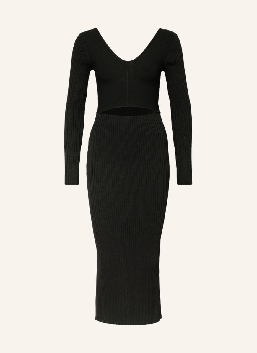 Calvin Klein Knit dress with cut-out, Color: BLACK (Image 1)