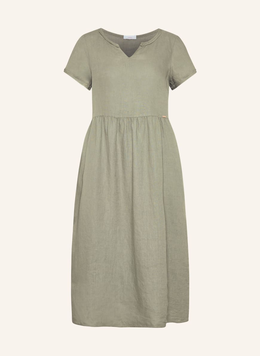 CINQUE Linen dress CIILINA, Color: OLIVE (Image 1)