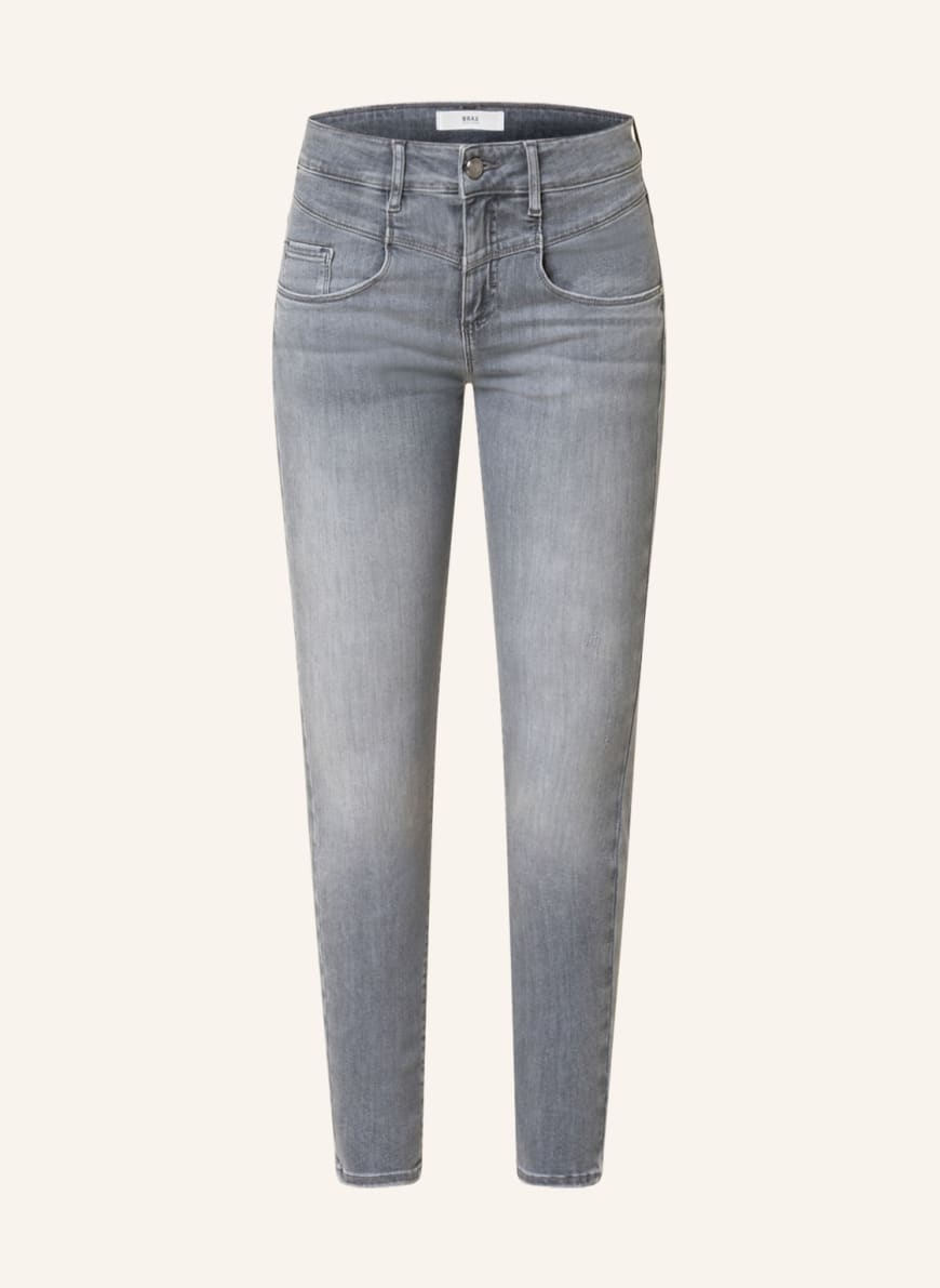BRAX Skinny Jeans ANA , Farbe: 08 USED GREY SLIGHTLY SCRATCHED (Bild 1)