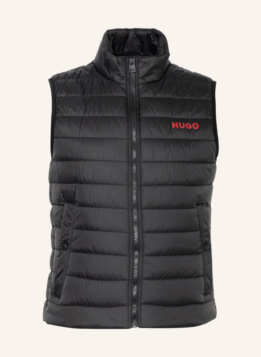 HUGO Quilted vest BENTINO , Color: BLACK (Image 1)