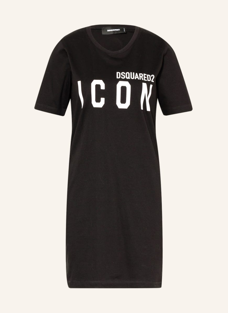 DSQUARED2 Jersey dress ICON RENNY, Color: BLACK (Image 1)