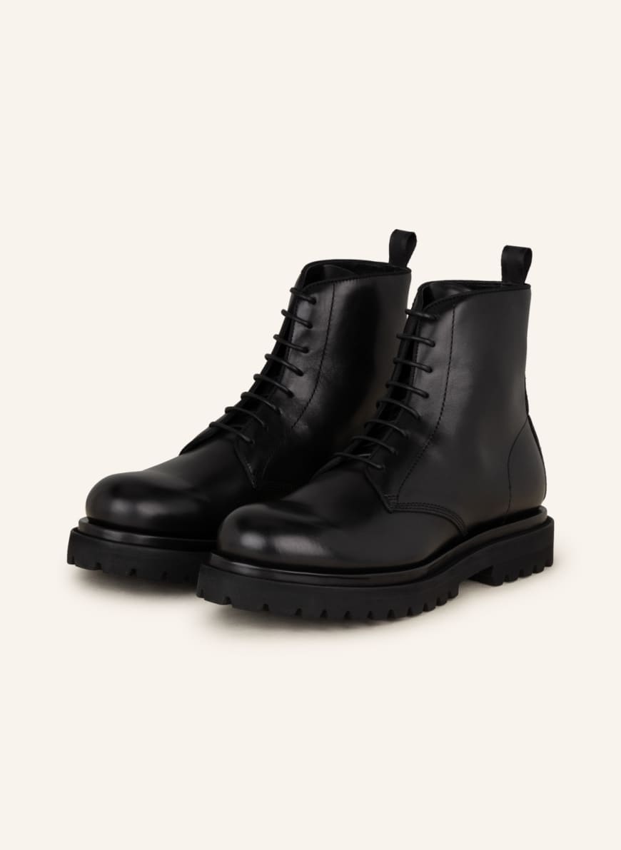 OFFICINE CREATIVE Lace-up boots EVENTUAL 002, Color: BLACK (Image 1)
