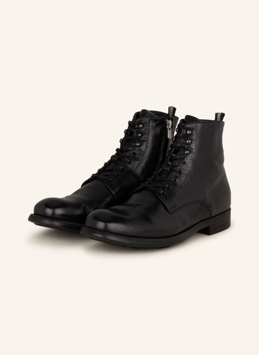 OFFICINE CREATIVE Lace-up boots CHRONICLE 004, Color: BLACK (Image 1)