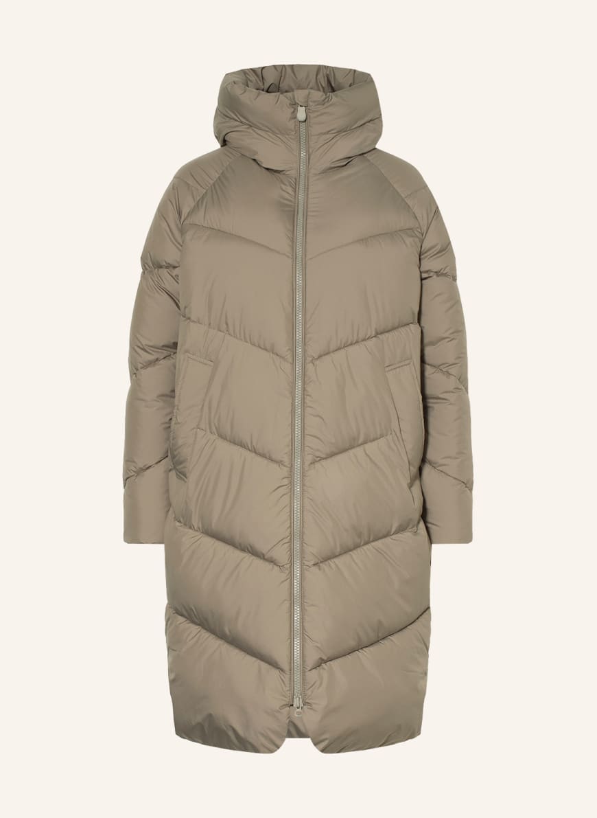 SAVE THE DUCK Quilted coat RECY JACELYN , Color: TAUPE (Image 1)