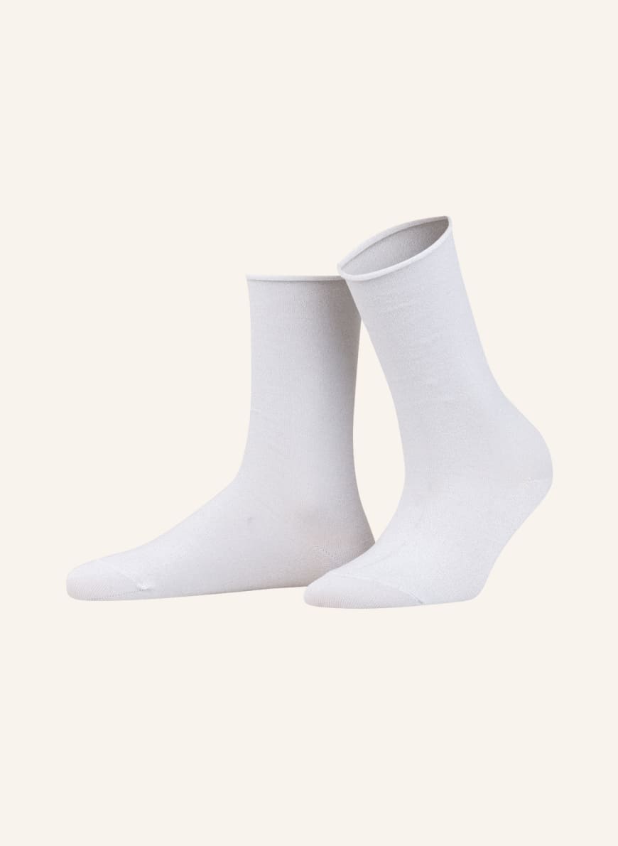 FALKE Socks SHINY , Color: 2000 WHITE (Image 1)