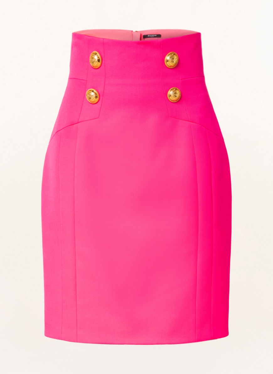 BALMAIN Skirt, Color: NEON PINK (Image 1)