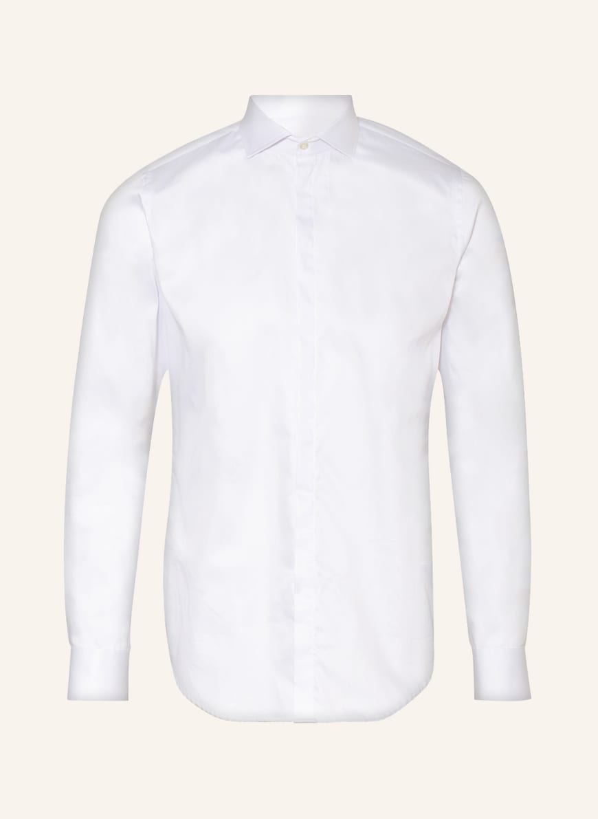 Q1 Manufaktur Shirt extra slim fit , Color: WHITE(Image 1)