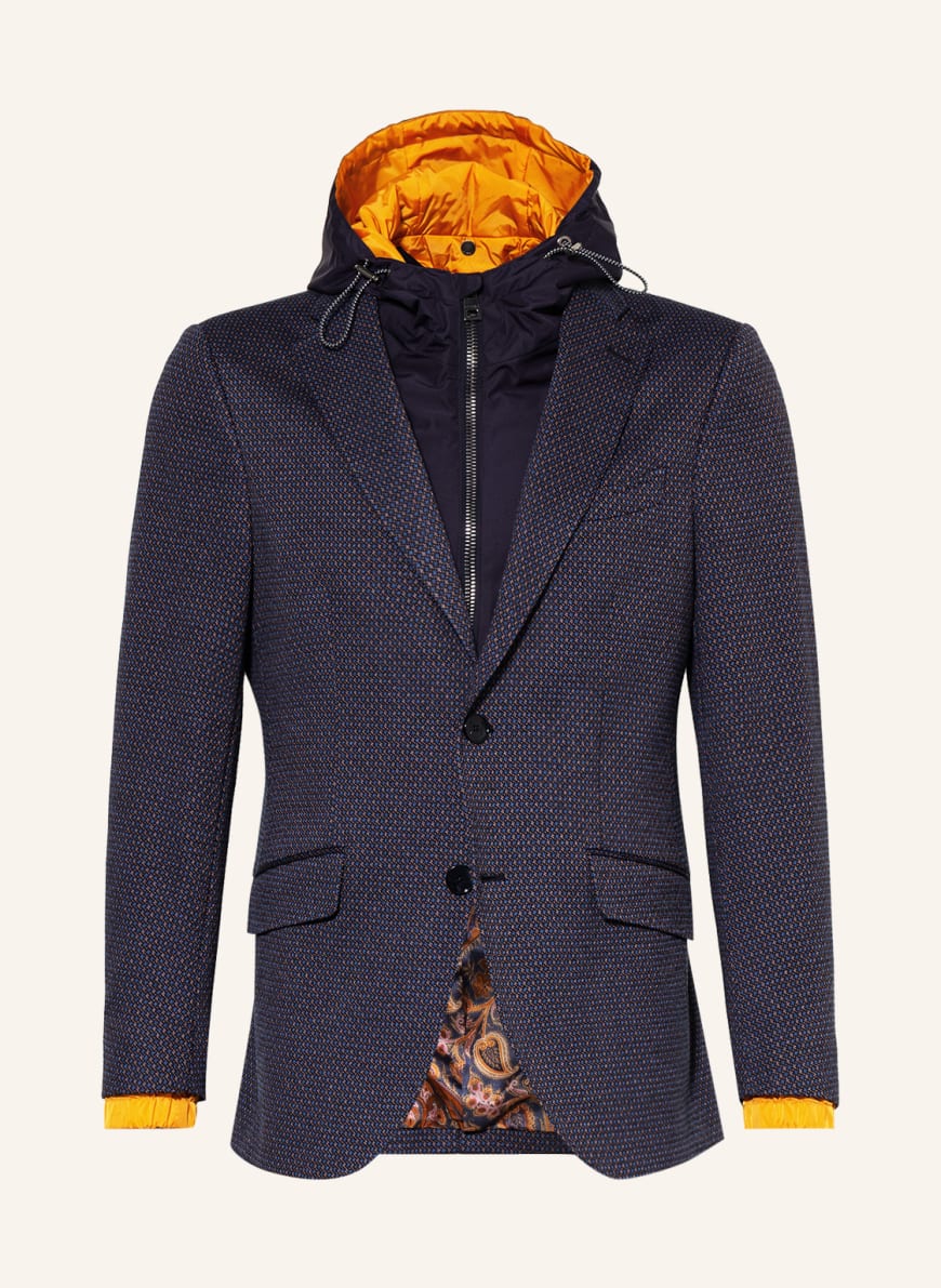 ETRO 2-in-1 jacket extra slim fit , Color: DARK BLUE/ SALMON(Image 1)