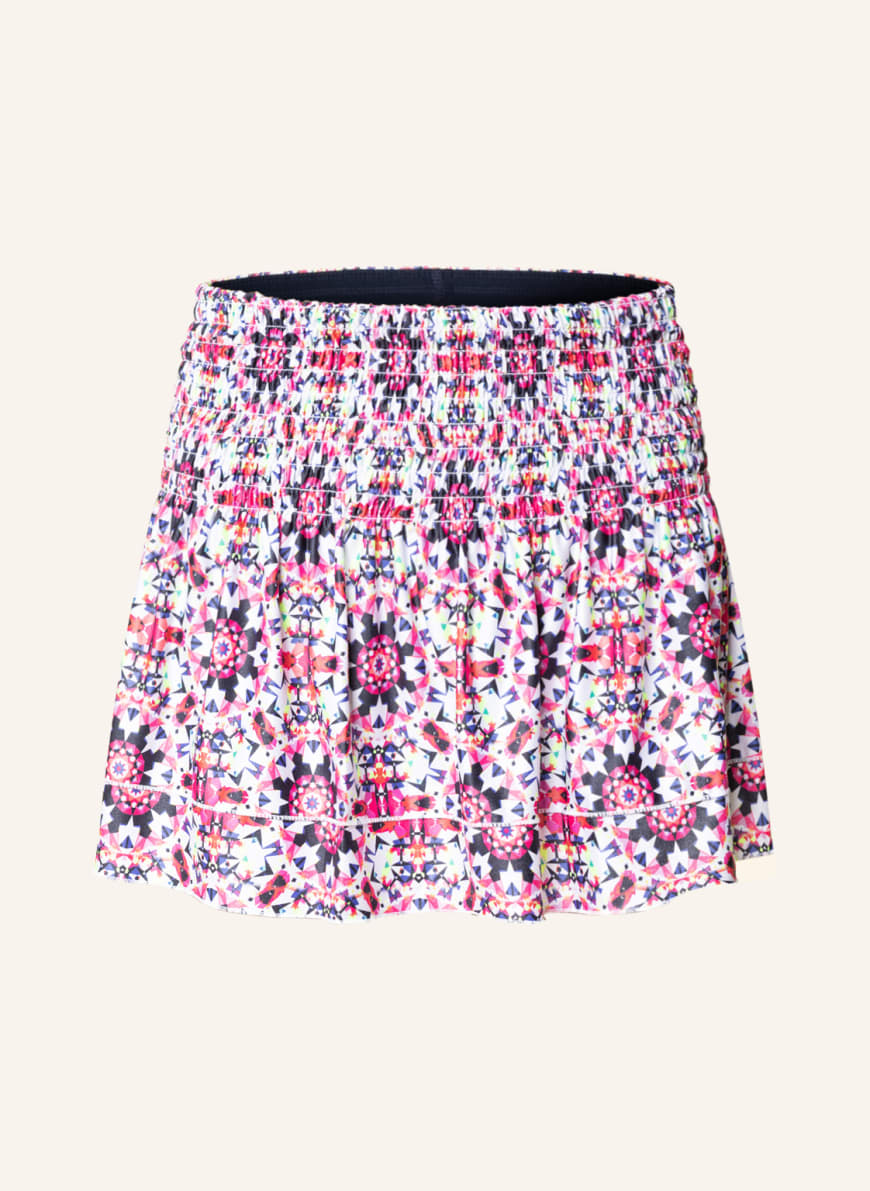 Lucky in Love Tennis skirt RADIANCE, Color: WHITE/ PINK/ YELLOW (Image 1)