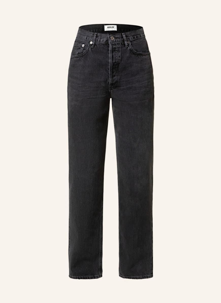 AGOLDE Straight Jeans LANA , Farbe: Conduct washed black (Bild 1)