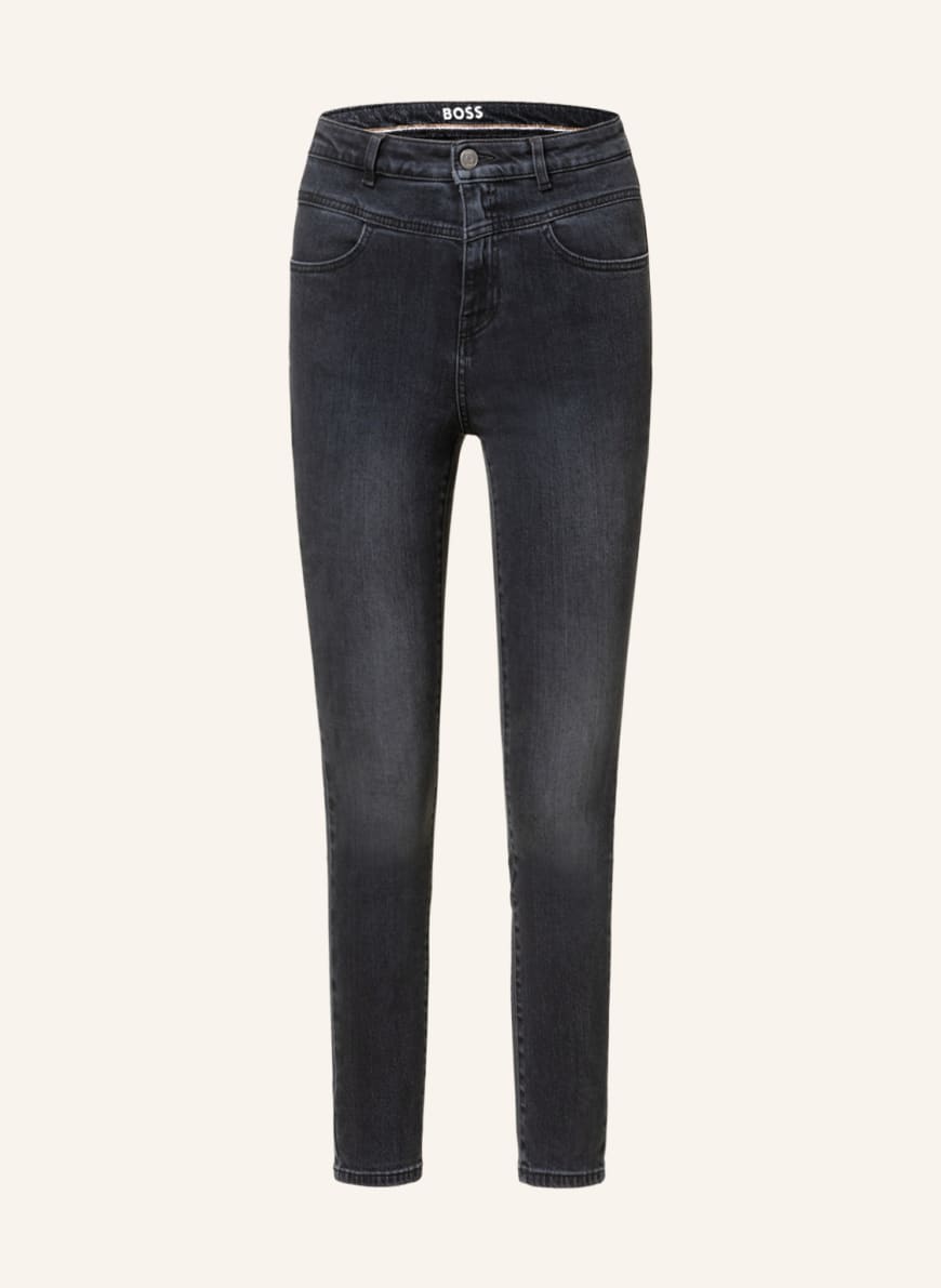 BOSS Skinny Jeans THE SKINNY CROP, Farbe: 009 BLACK(Bild 1)