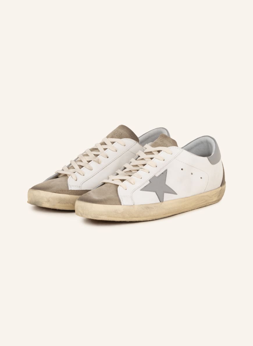 GOLDEN GOOSE Sneakers SUPER-STAR, Color: WHITE/ GRAY(Image 1)