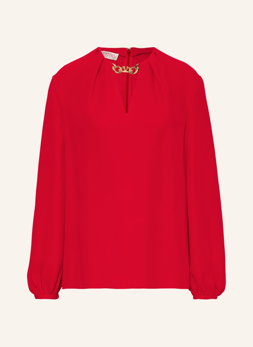 VALENTINO Shirt blouse in silk, Color: RED(Image 1)