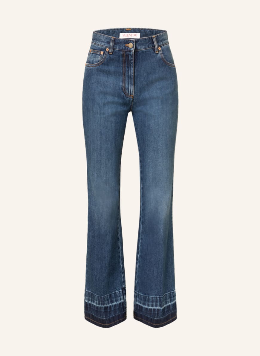 VALENTINO Flared jeans , Color: 558 MEDIUM BLUE DENIM (Image 1)