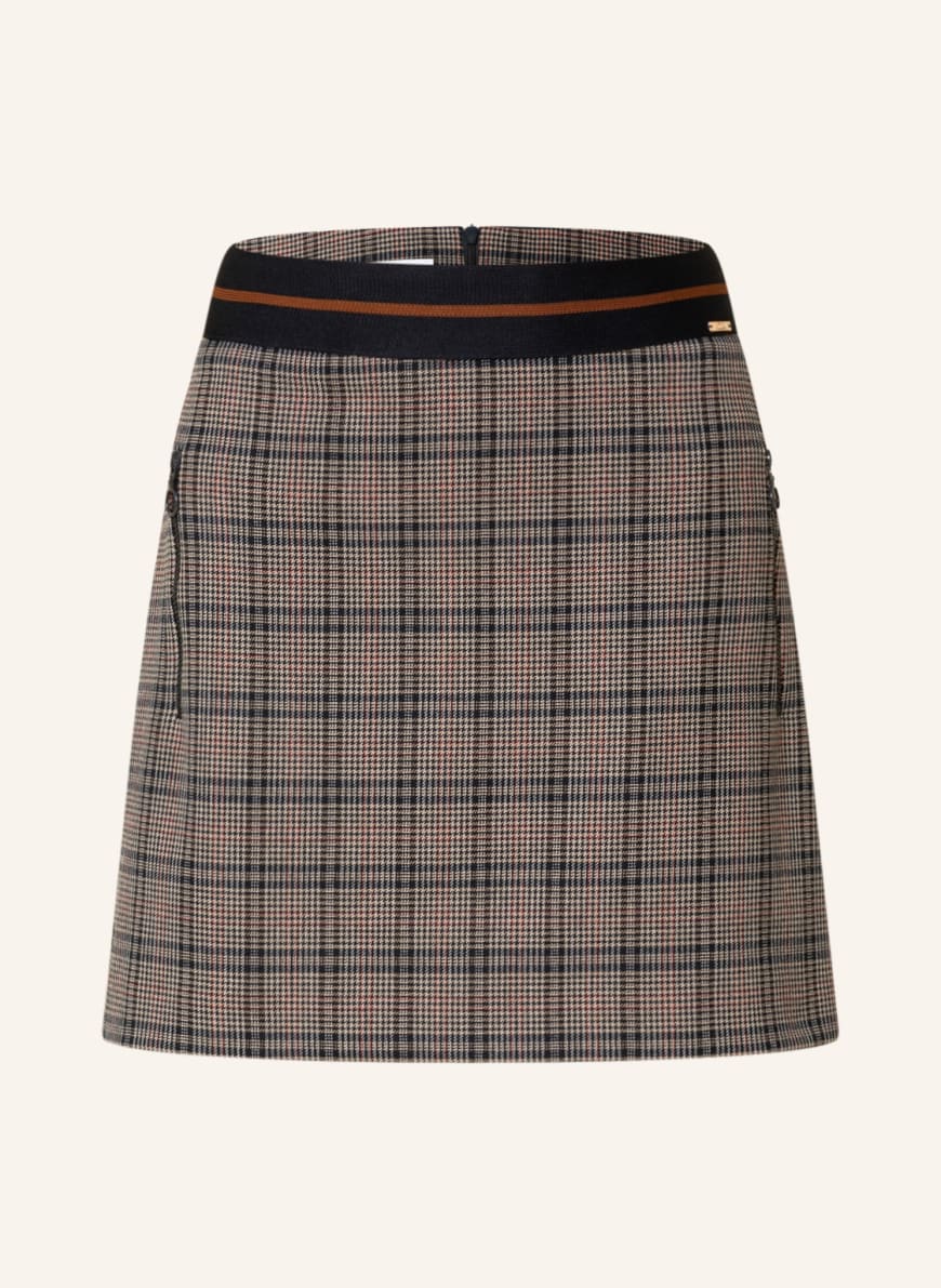 CINQUE Skirt CIROCKO, Color: BEIGE/ DARK BROWN (Image 1)