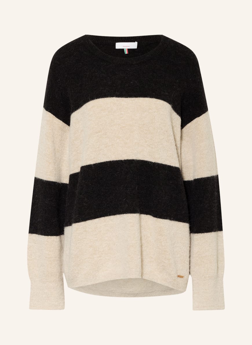 CINQUE Sweater CIZINA, Color: BLACK/ BEIGE (Image 1)