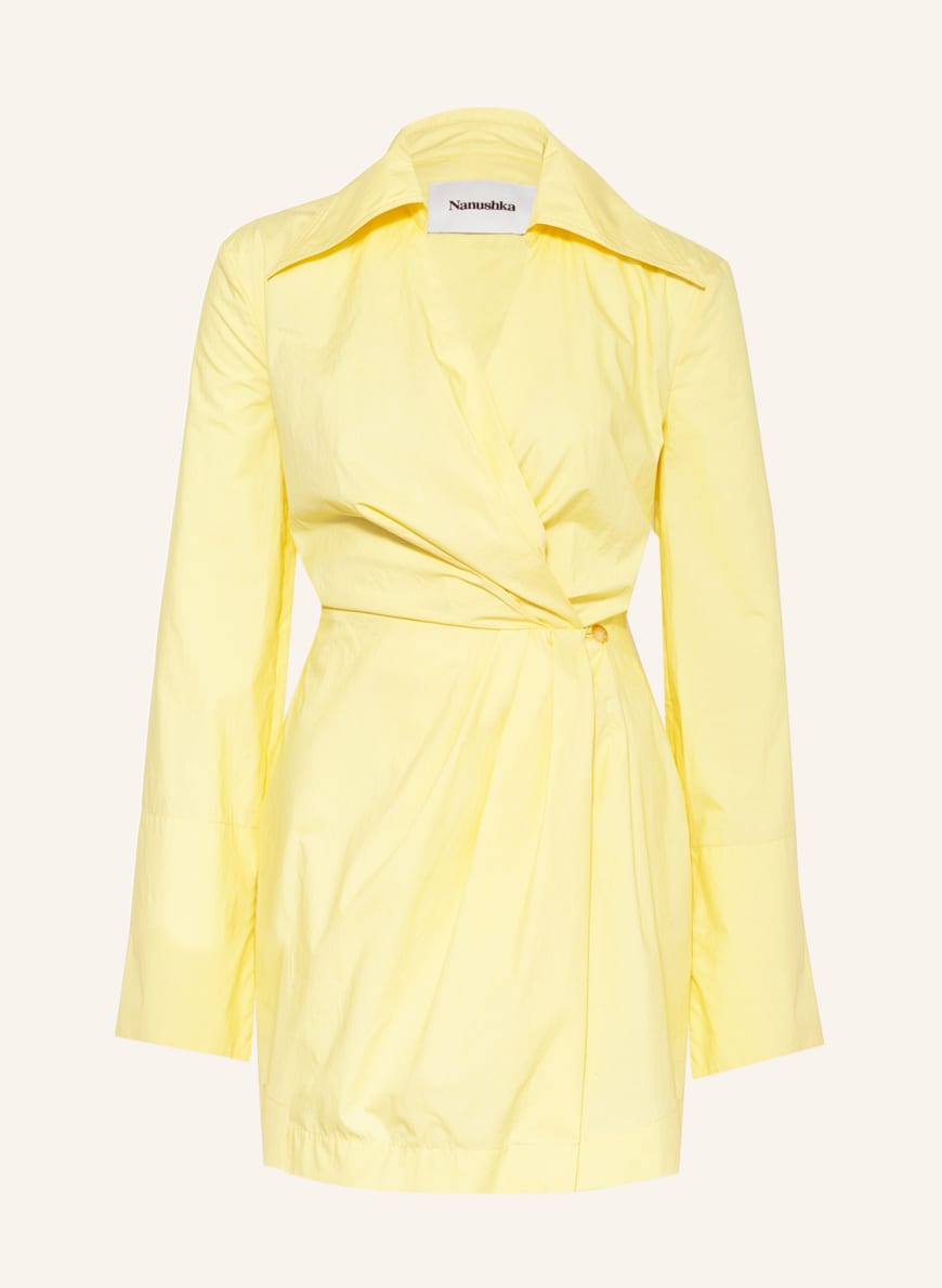Nanushka Wrap dress ESMA in yellow | Breuninger