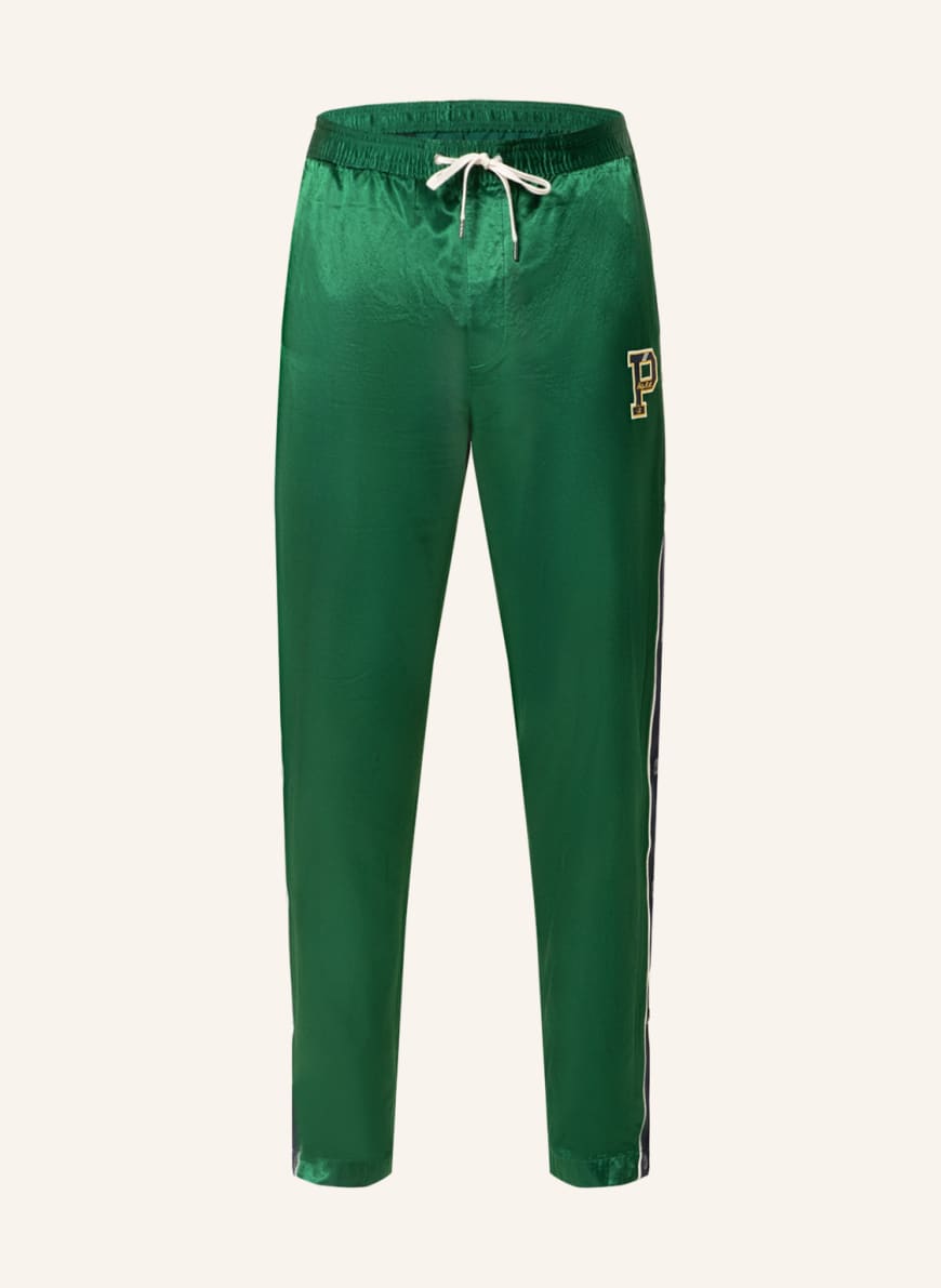POLO RALPH LAUREN Track pants with tuxedo stripes in dark green | Breuninger