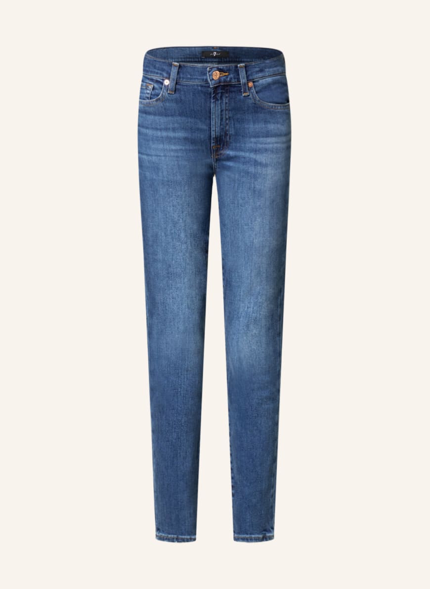7 for all mankind Skinny jeans SLIM ILLUSION with decorative gems, Color: SH DARK BLUE (Image 1)