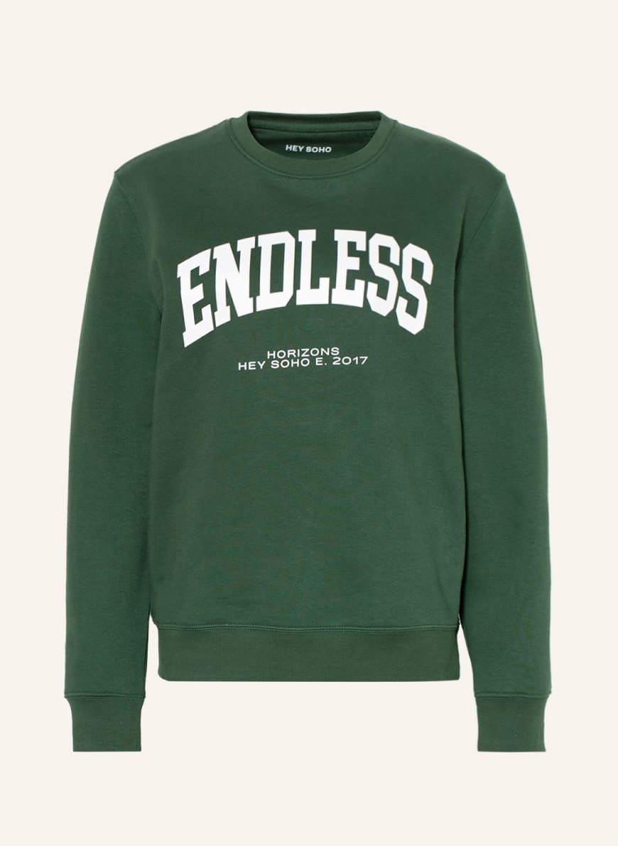HEY SOHO Sweatshirt ENDLESS, Color: DARK GREEN (Image 1)