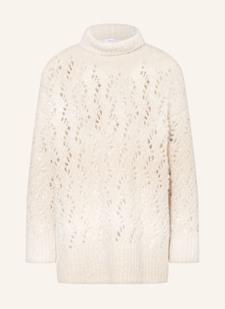FABIANA FILIPPI  Sweater with alpaca and glitter thread, Color: BEIGE (Image 1)