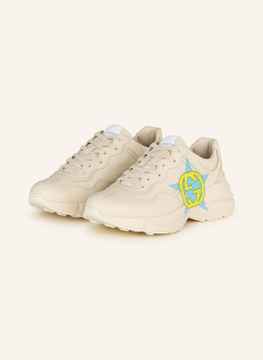GUCCI Sneakers RHYTON GG STAR, Color: BEIGE (Image 1)