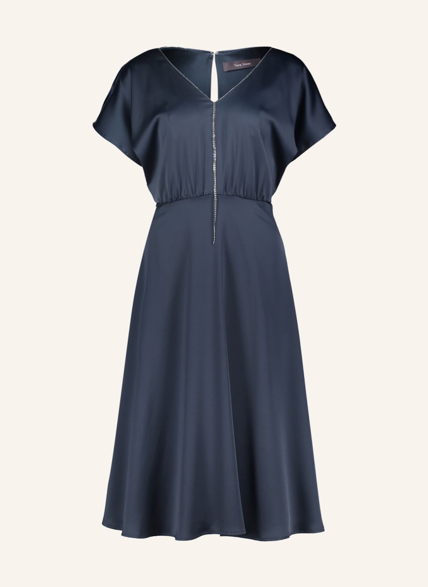 Vera Mont Dress with decorative gems, Color: DARK BLUE(Image 1)
