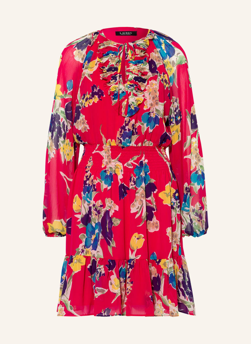 LAUREN RALPH LAUREN Kleid, Farbe: PINK/ BLAU/ GELB (Bild 1)
