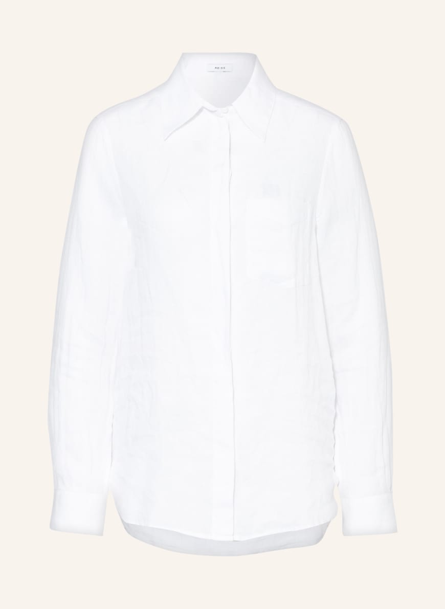 Reiss Campbell Linen Long Sleeve Shirt