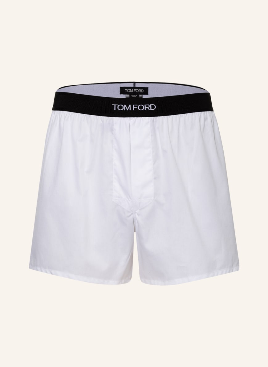 TOM FORD Woven boxer shorts , Color: WHITE (Image 1)