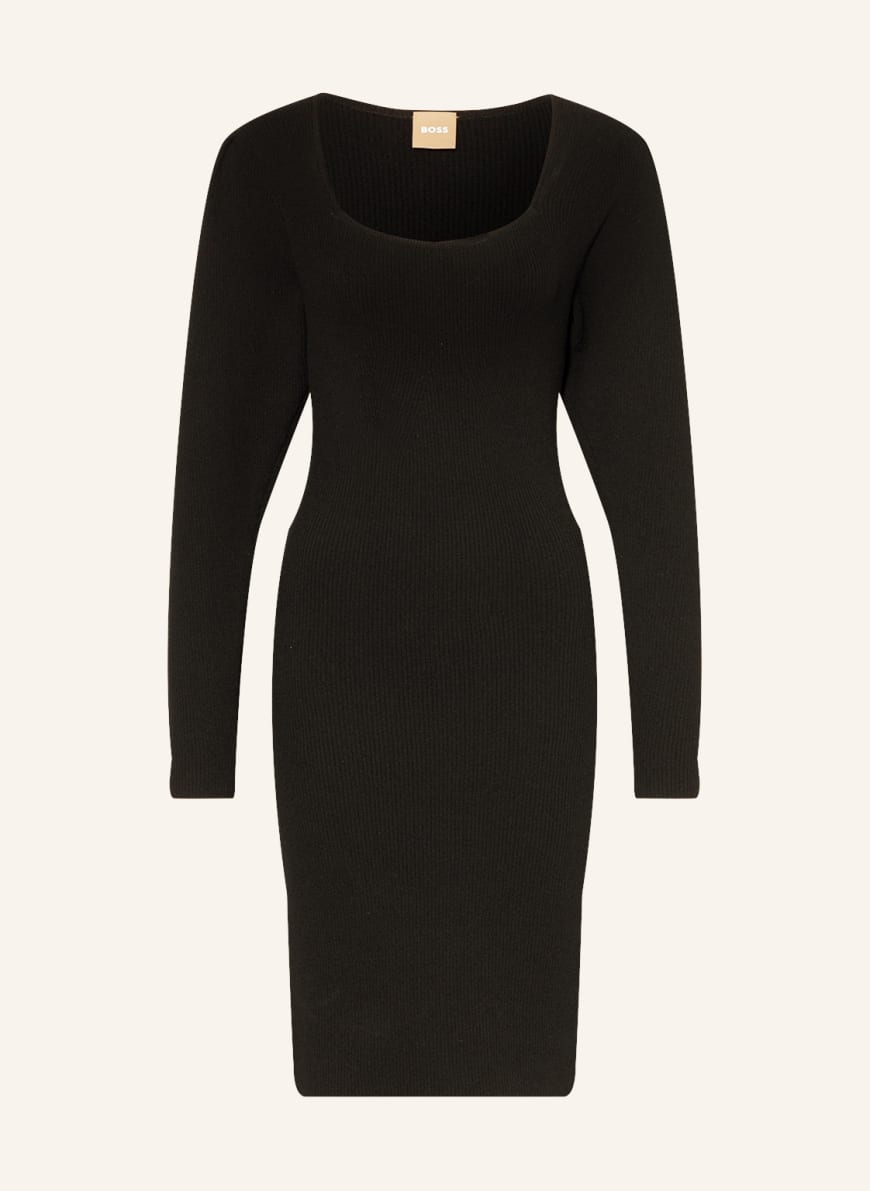 BOSS Knit dress FABIATE, Color: BLACK (Image 1)