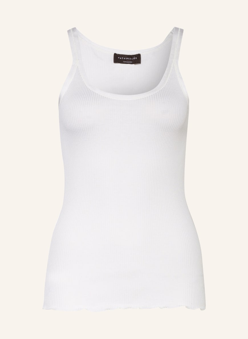rosemunde Silk top BELLE, Color: WHITE (Image 1)