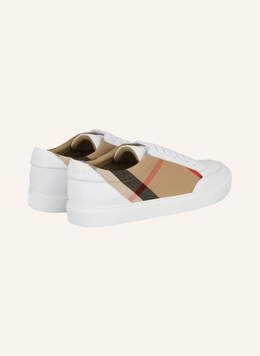 BURBERRY Sneakers in white/ beige/ red | Breuninger