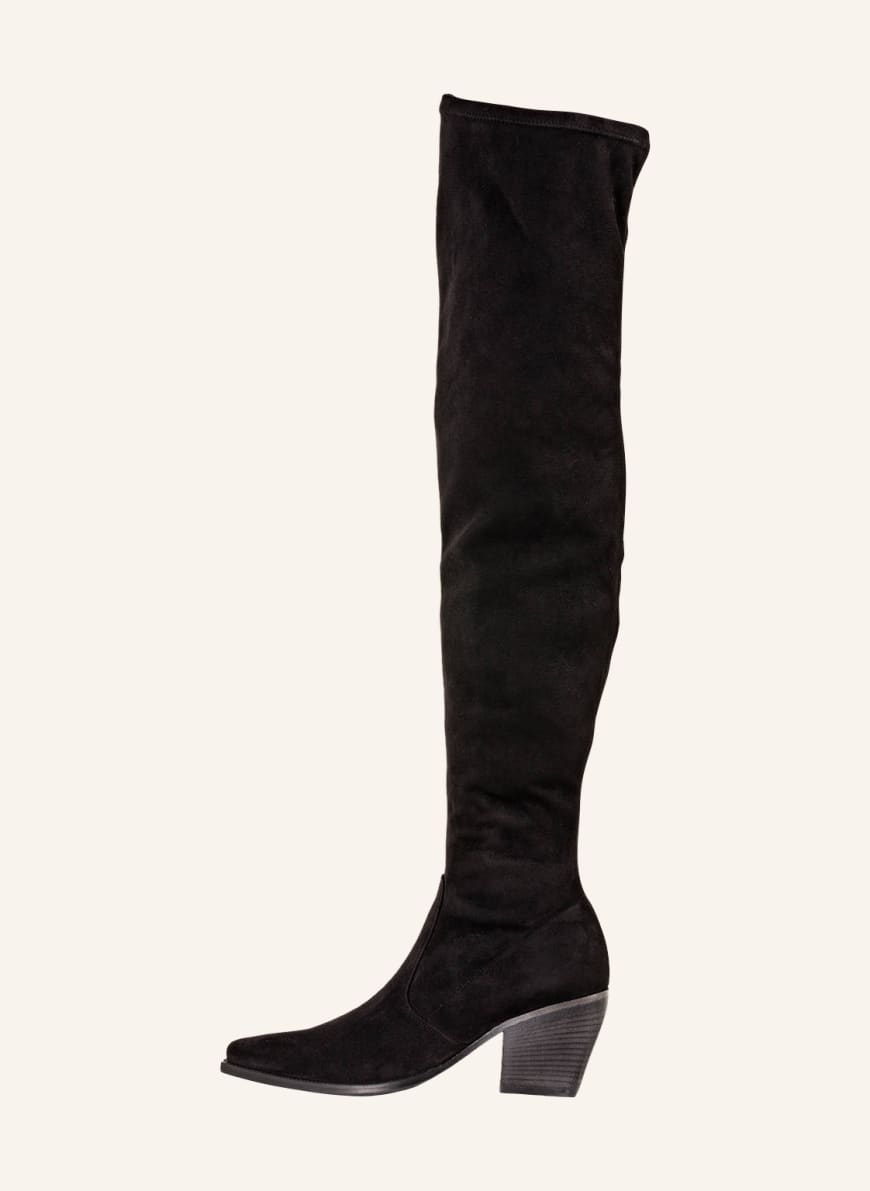 KENNEL & Over the knee boots LUNA in black | Breuninger