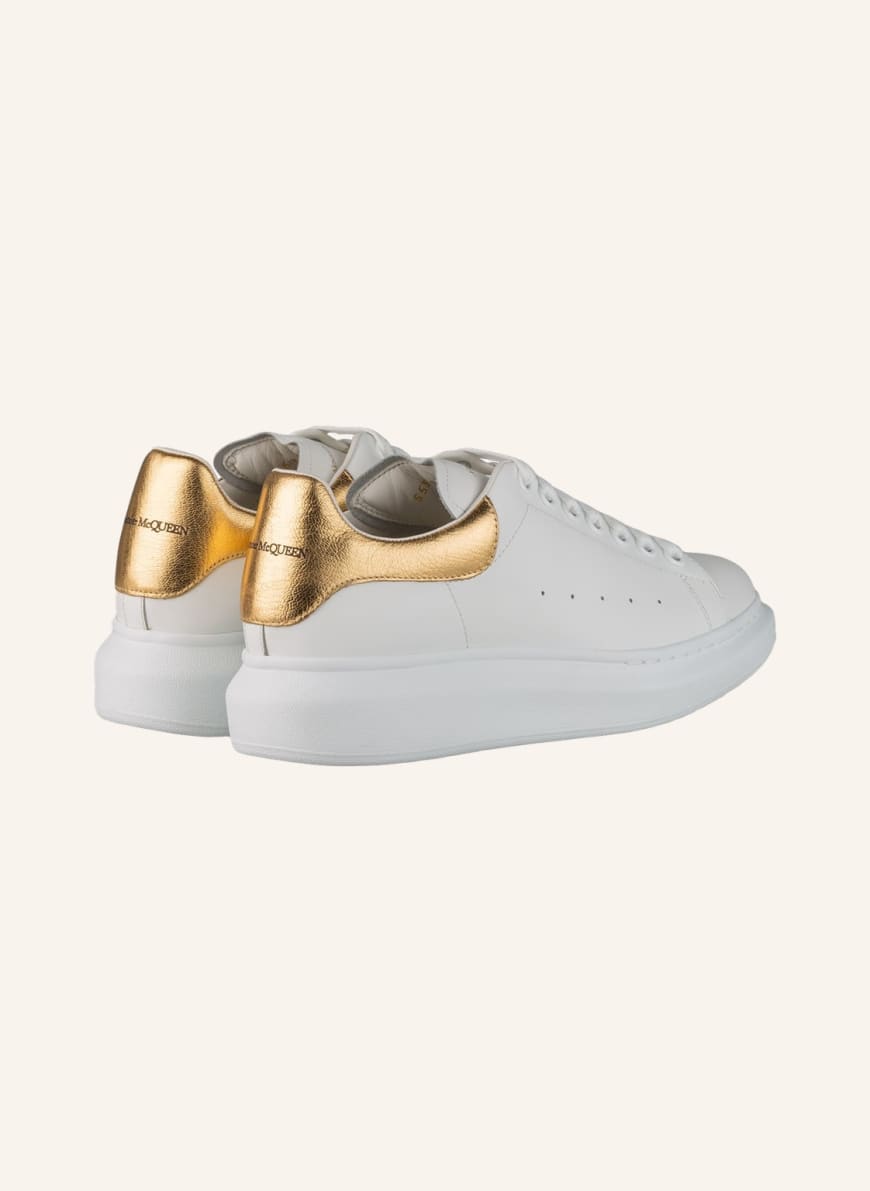 Alexander McQUEEN Sneaker in weiss silber