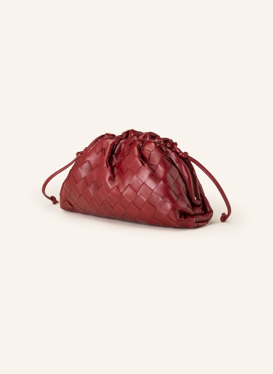 BOTTEGA VENETA Umhangetasche MINI POUCH in caramel