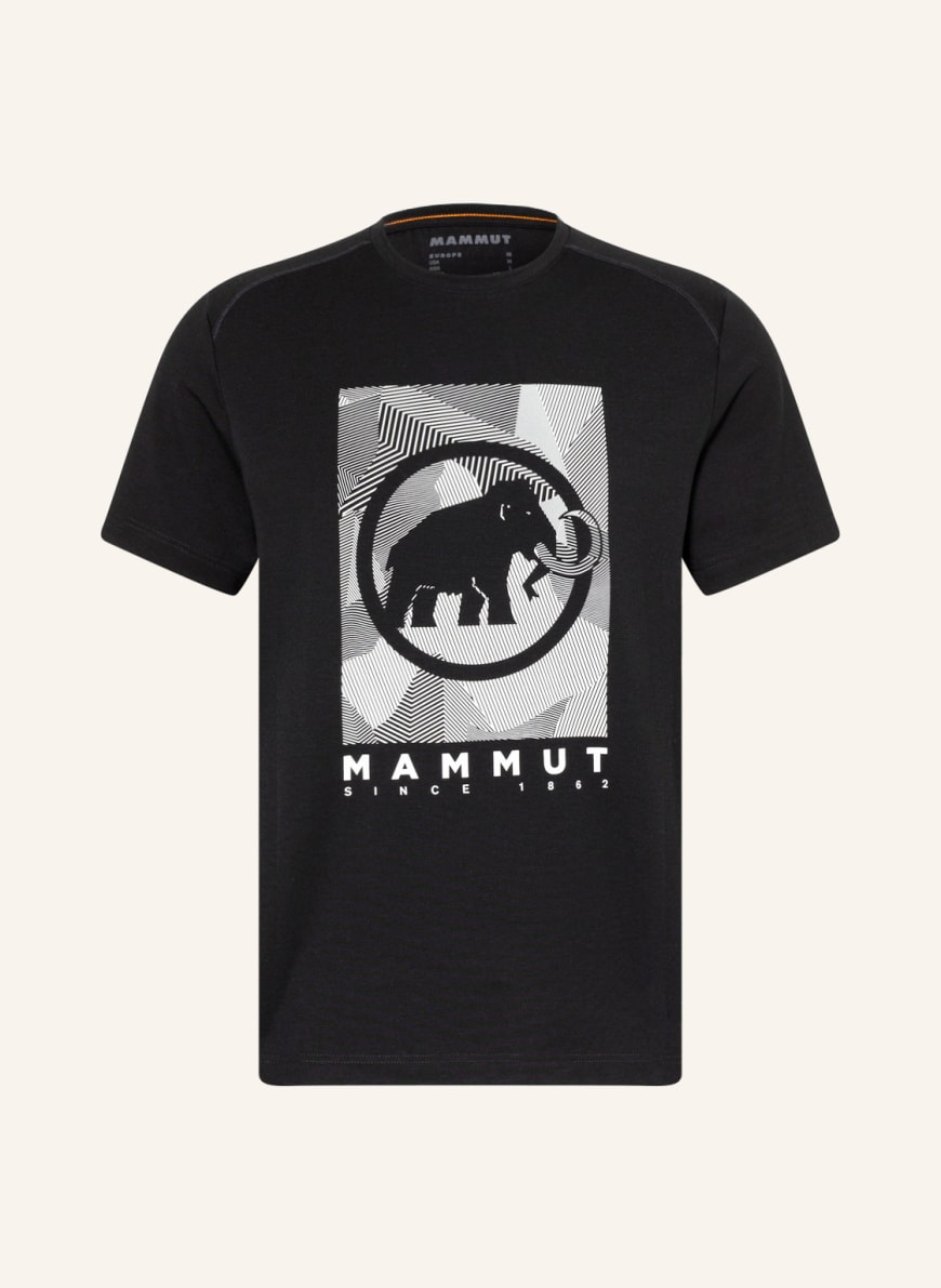 MAMMUT T-shirt TROVAT, Color: BLACK/ WHITE (Image 1)