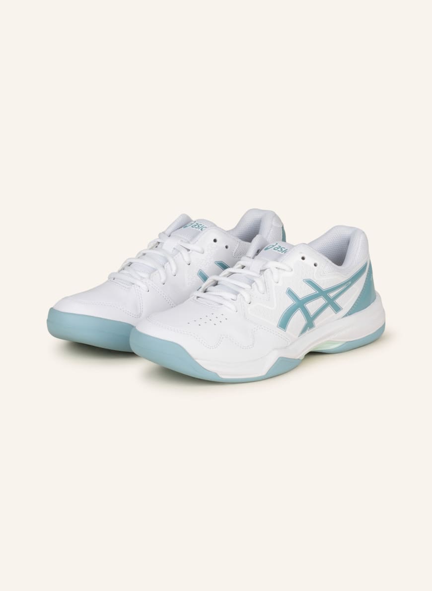 ASICS Tennis shoes GEL-DEDICATE 7, Color: WHITE/ LIGHT BLUE (Image 1)