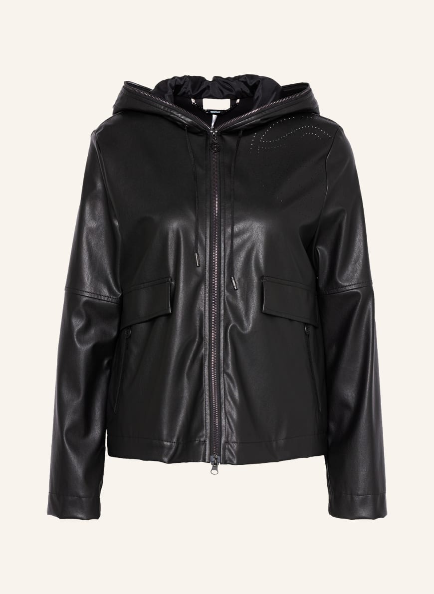 SPORTALM Jacket in leather look, Color: BLACK (Image 1)