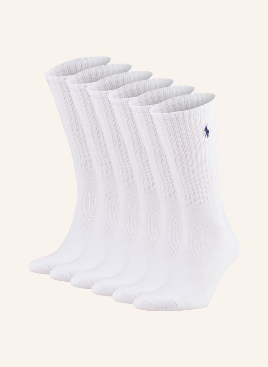 POLO RALPH LAUREN 6-pack socks in 001 white | Breuninger