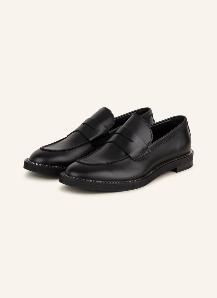 AGL Penny loafers SIRENA, Color: BLACK(Image 1)