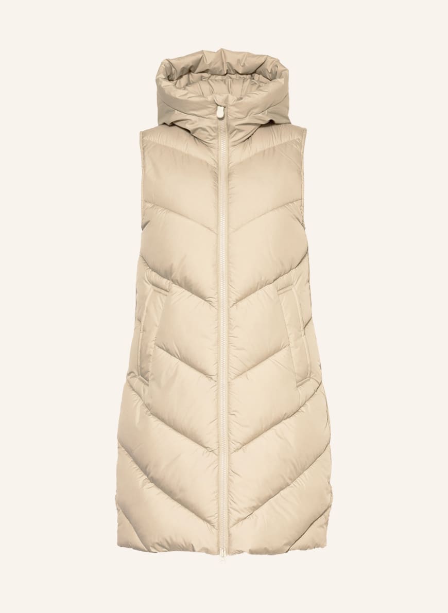 SAVE THE DUCK Quilted vest RECY JULIET, Color: BEIGE (Image 1)