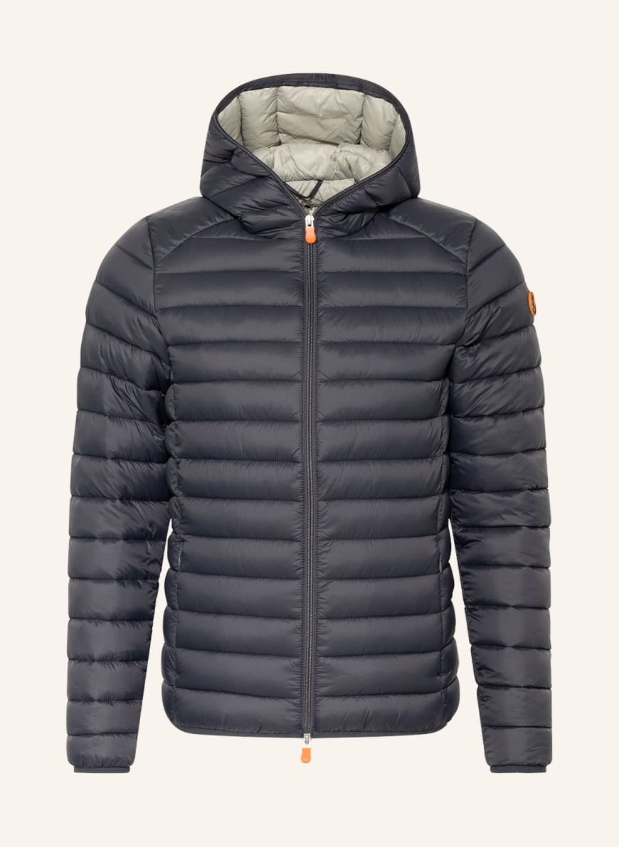 SAVE THE DUCK Quilted jacket DONALD, Color: DARK GRAY(Image 1)