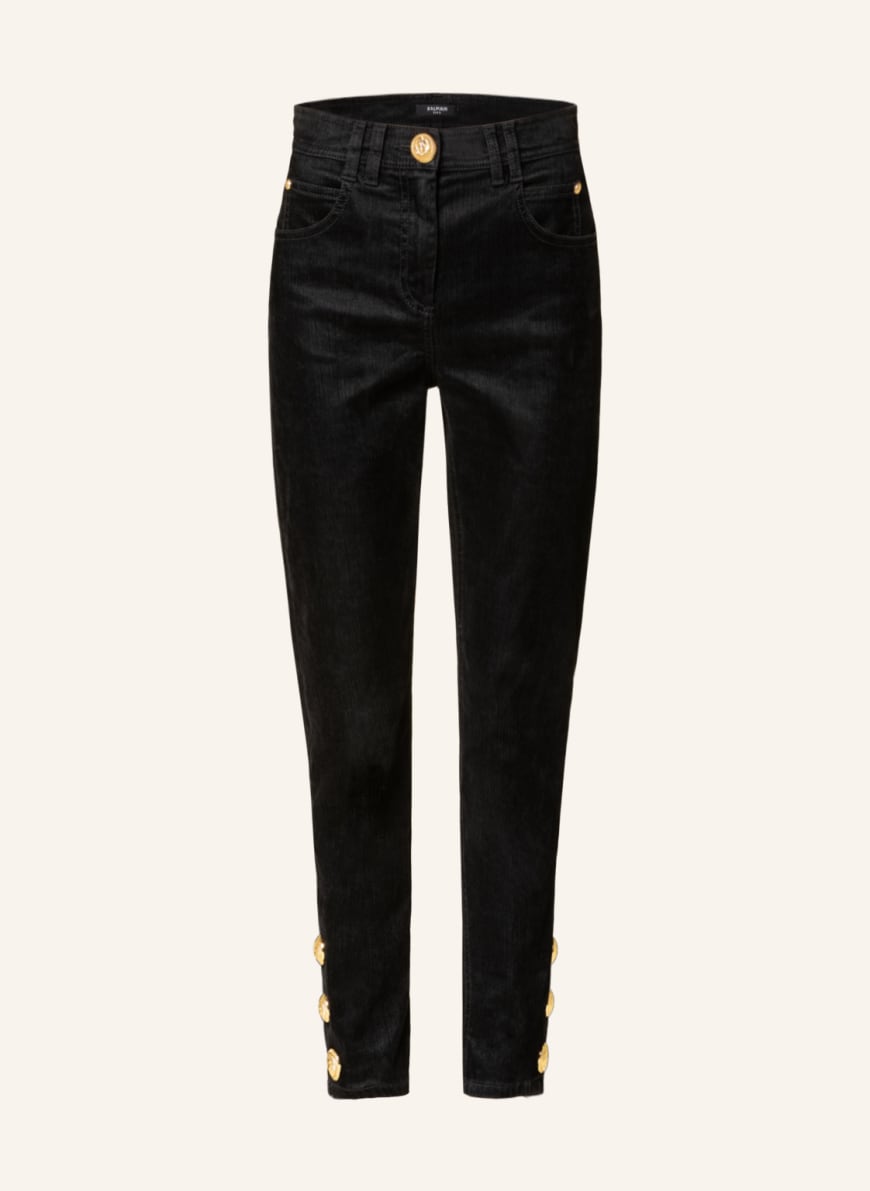 BALMAIN Skinny jeans, Color: BLACK (Image 1)